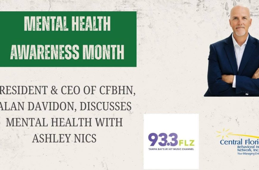 Alan Davidson discusses mental health with Ashley Nics